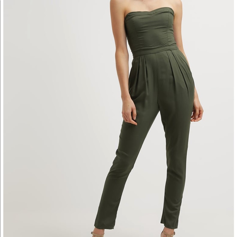 Superdry army green jumpsuit